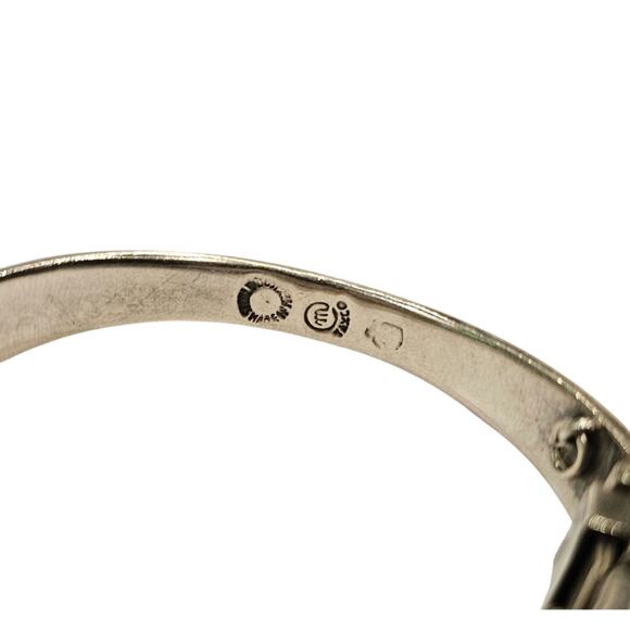 Vintage Miguel Melendez Taxco Double Serpent Bangle Bracelet - Picture 4 of 7